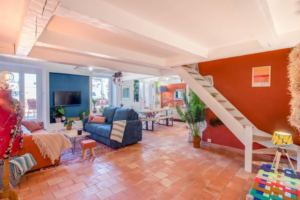 ניס #48 Suite Jean Top Floor Terrace 5Min Walk Sea Ac מראה חיצוני תמונה