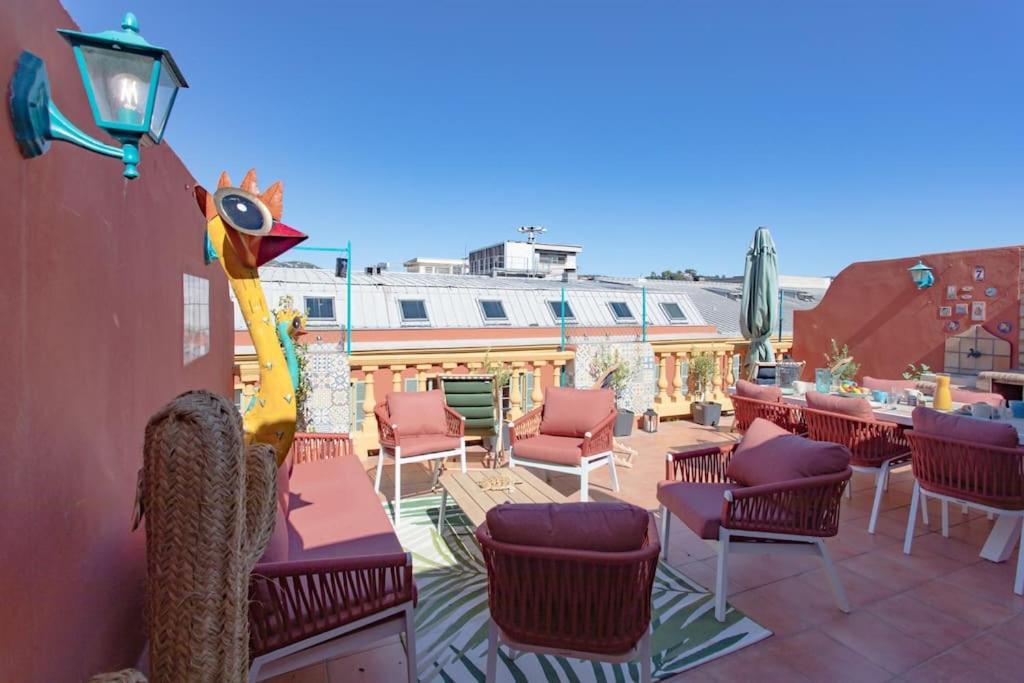 ניס #48 Suite Jean Top Floor Terrace 5Min Walk Sea Ac מראה חיצוני תמונה