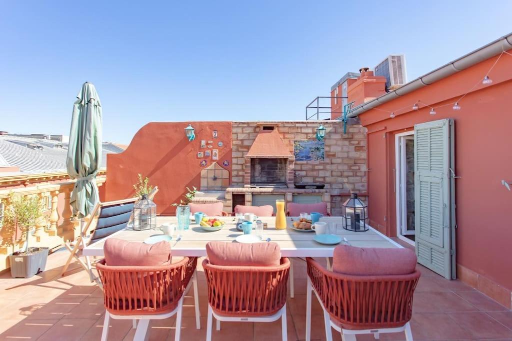 ניס #48 Suite Jean Top Floor Terrace 5Min Walk Sea Ac מראה חיצוני תמונה